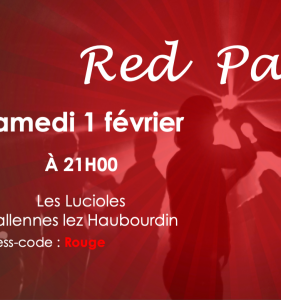 Soirée Rock 4 temps « Red Party » à Hallennes près de Lille